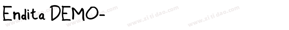 Endita DEMO字体转换